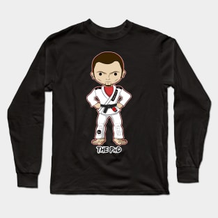 BJJ Characters Black Belt Long Sleeve T-Shirt